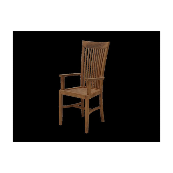 Teak Stuhl Matthijs mit Armlehne - Das Holländische Möbelhaus