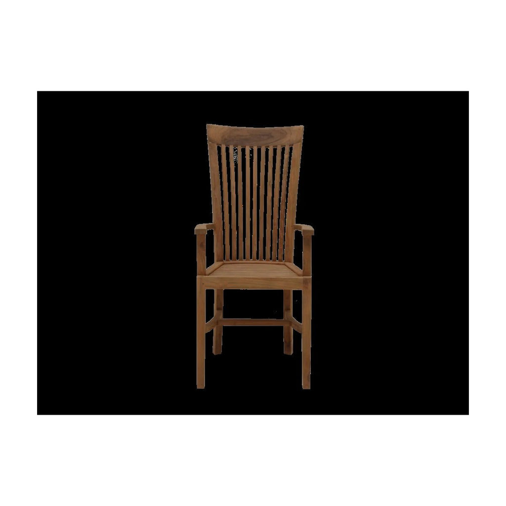 Teak Stuhl Matthijs mit Armlehne - Das Holländische Möbelhaus