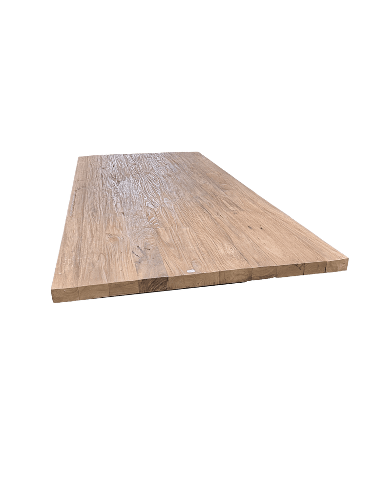 Teak Tischplatte Luisa 220 x 100 cm - Das Holländische Möbelhaus