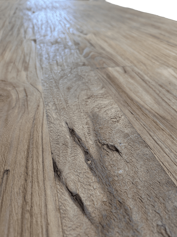 Teak Tischplatte Luisa 220 x 100 cm - Das Holländische Möbelhaus