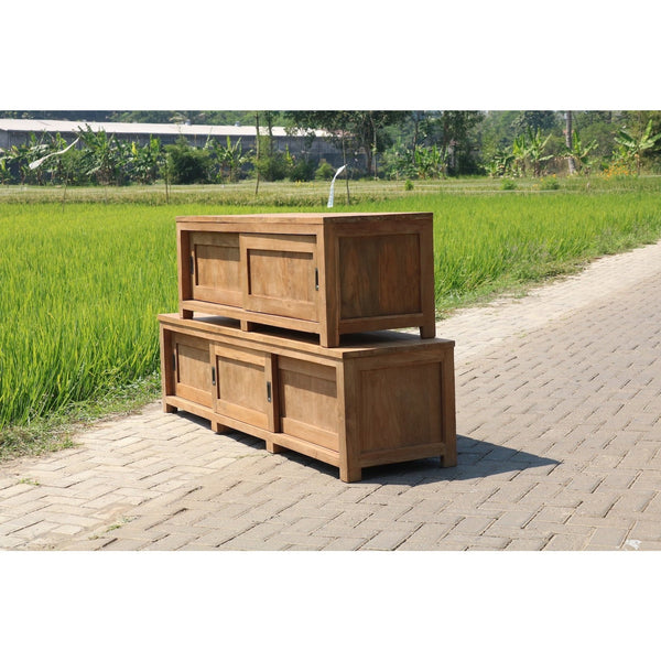 Teak TV Kommode Basten - Das Holländische Möbelhaus