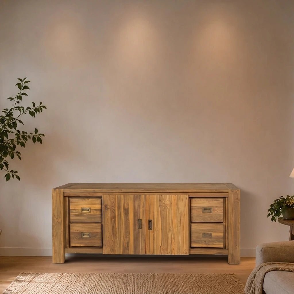 Teak TV Sideboard Anna - Das Holländische Möbelhaus