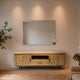 Teak TV Sideboard Kira 220 cm - Das Holländische Möbelhaus