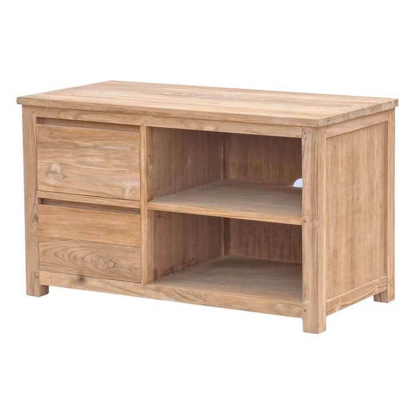 Teak TV Sideboard Losari 100 cm - Das Holländische Möbelhaus