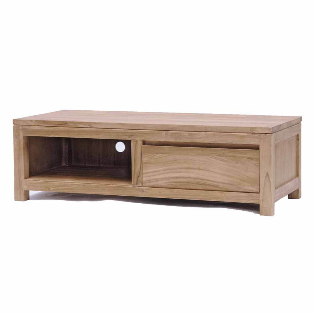 Teak TV Sideboard Losari 120 cm - Das Holländische Möbelhaus