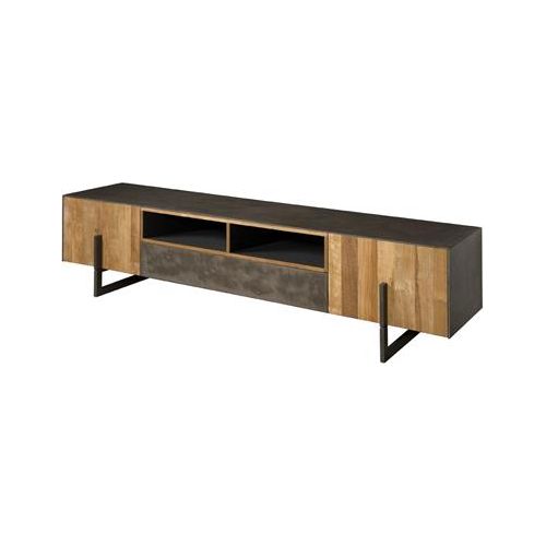 Teak TV Sideboard Ora 2 Türen 1 Schub 222 - Das Holländische Möbelhaus