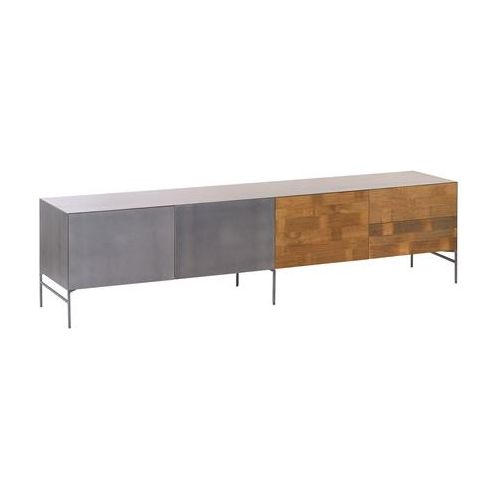 Teak TV Sideboard Pandora 221 cm - Das Holländische Möbelhaus