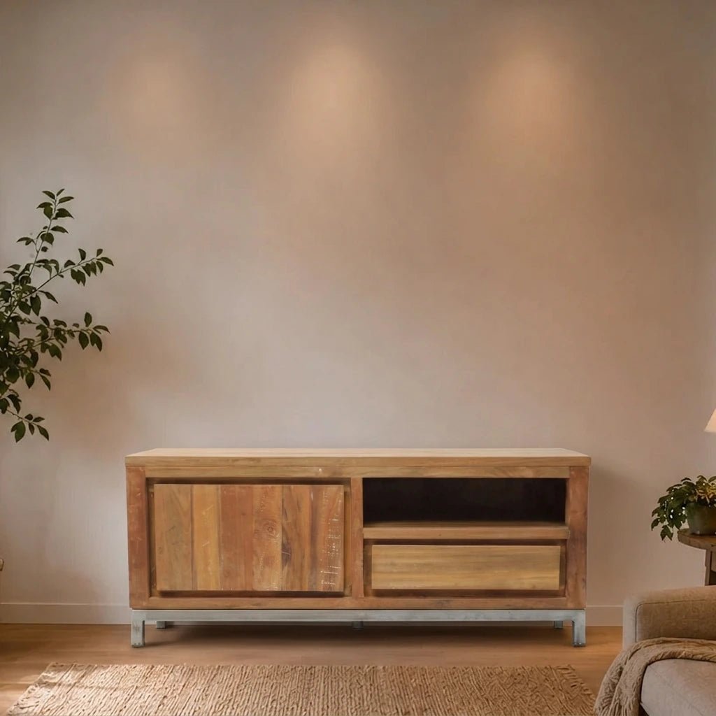 Teak TV Sideboard SMG 22 - Das Holländische Möbelhaus
