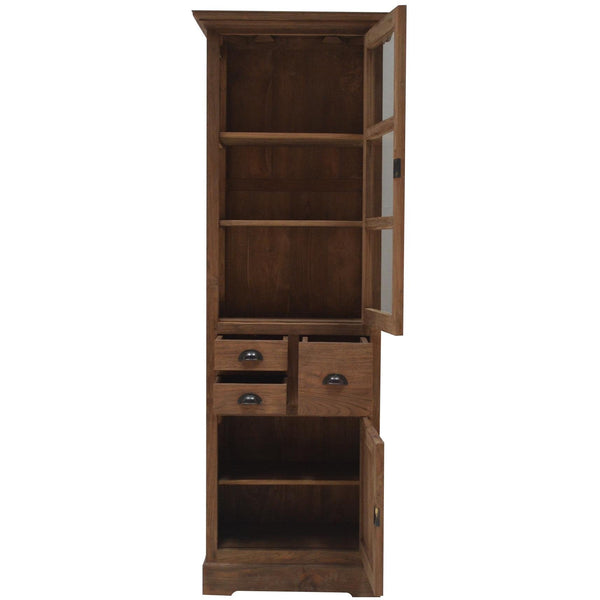 Teak Vitrinenschrank Gerritsen - Das Holländische Möbelhaus