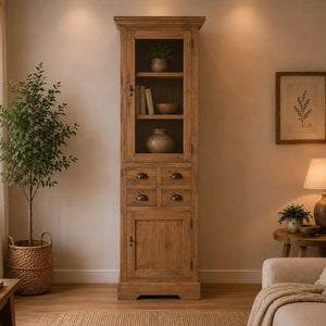 Teak Vitrinenschrank Gerritsen