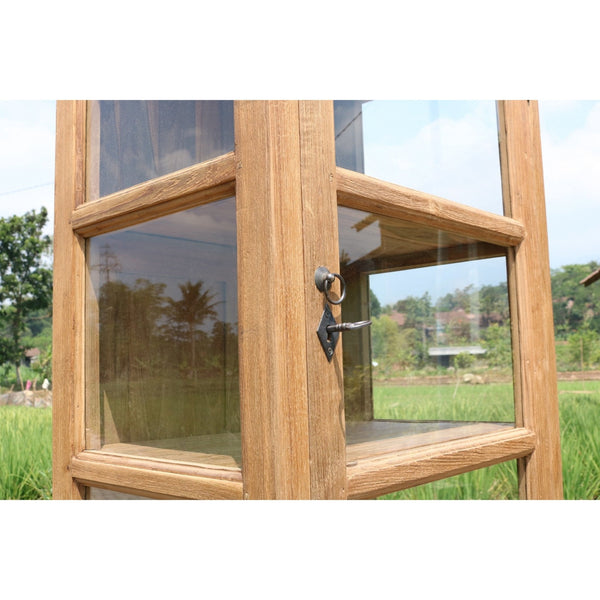 Teak Vitrinenschrank Gerritsen - Das Holländische Möbelhaus
