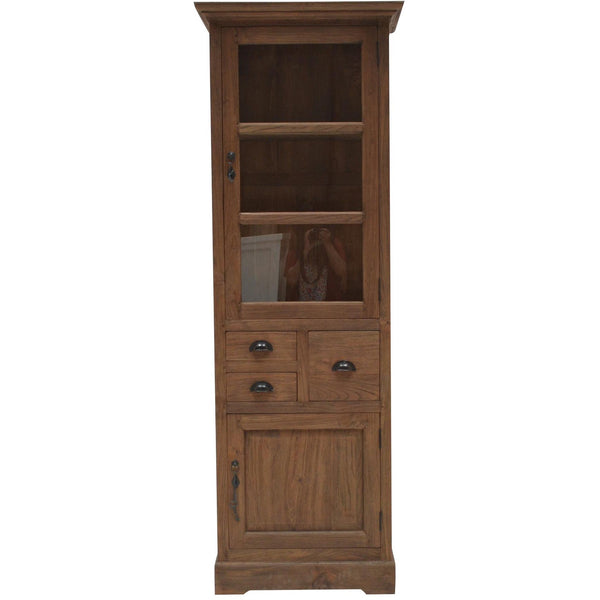 Teak Vitrinenschrank Gerritsen - Das Holländische Möbelhaus