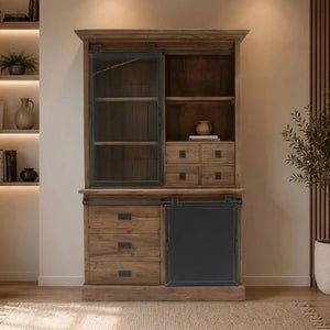 Teak Vitrinenschrank Roda 120