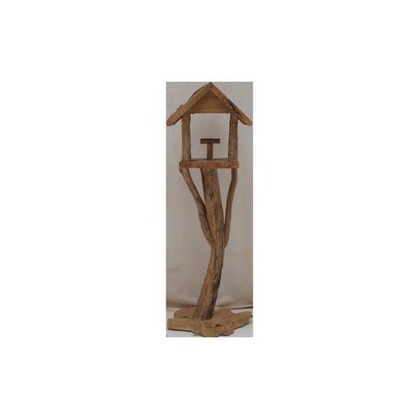 Teak Vogelhaus auf Ständer - Das Holländische Möbelhaus