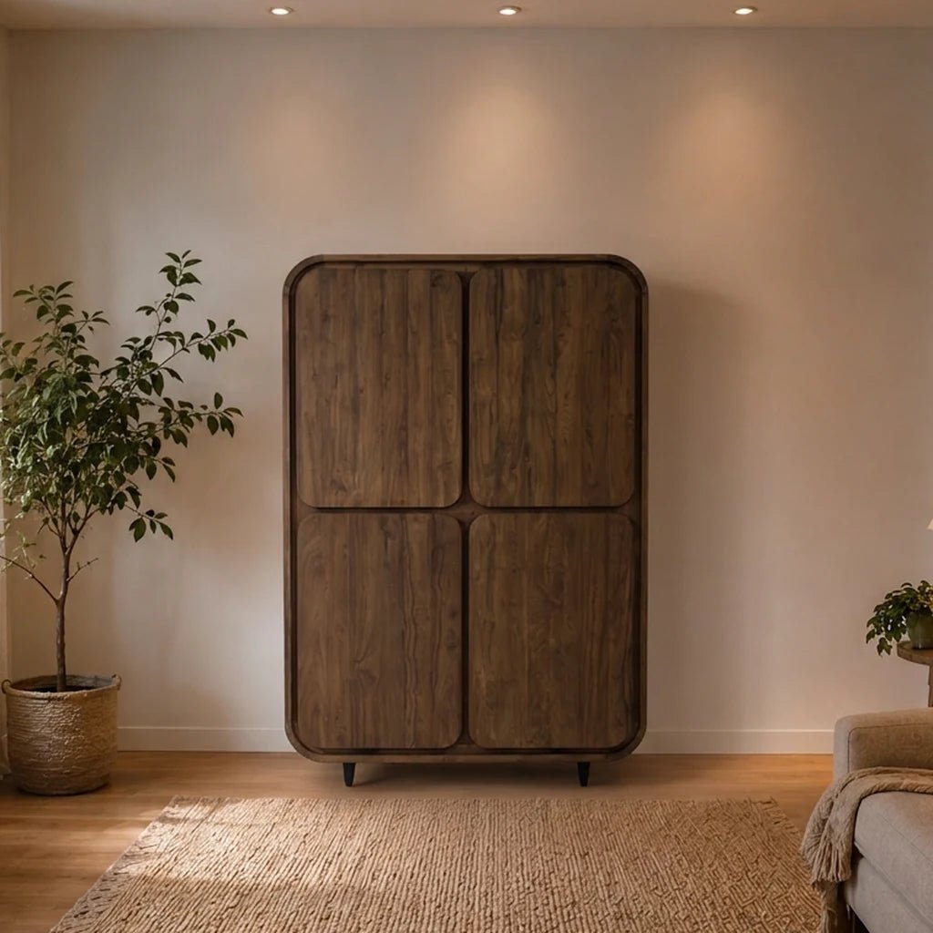 Teak Wäscheschrank Marlow - Das Holländische Möbelhaus