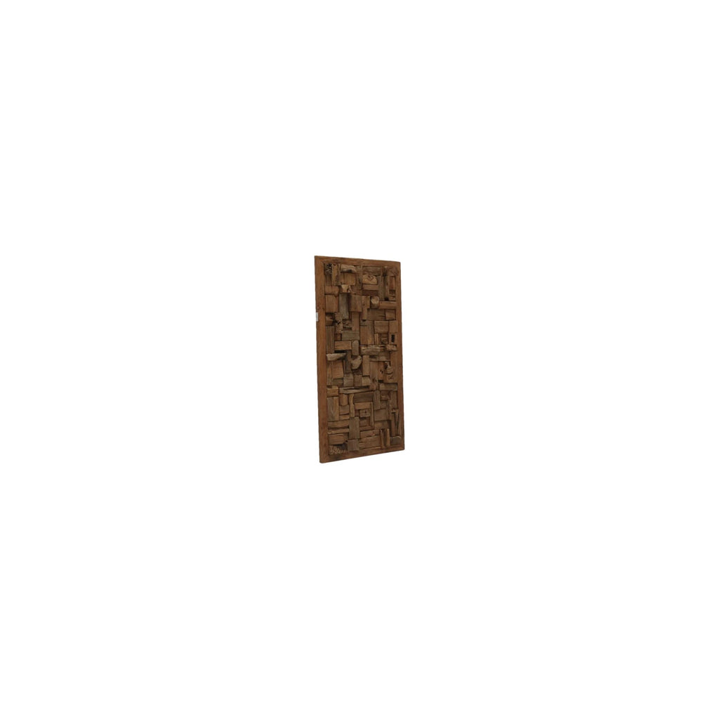 Teak Wandpaneel Mosaik Bild 1