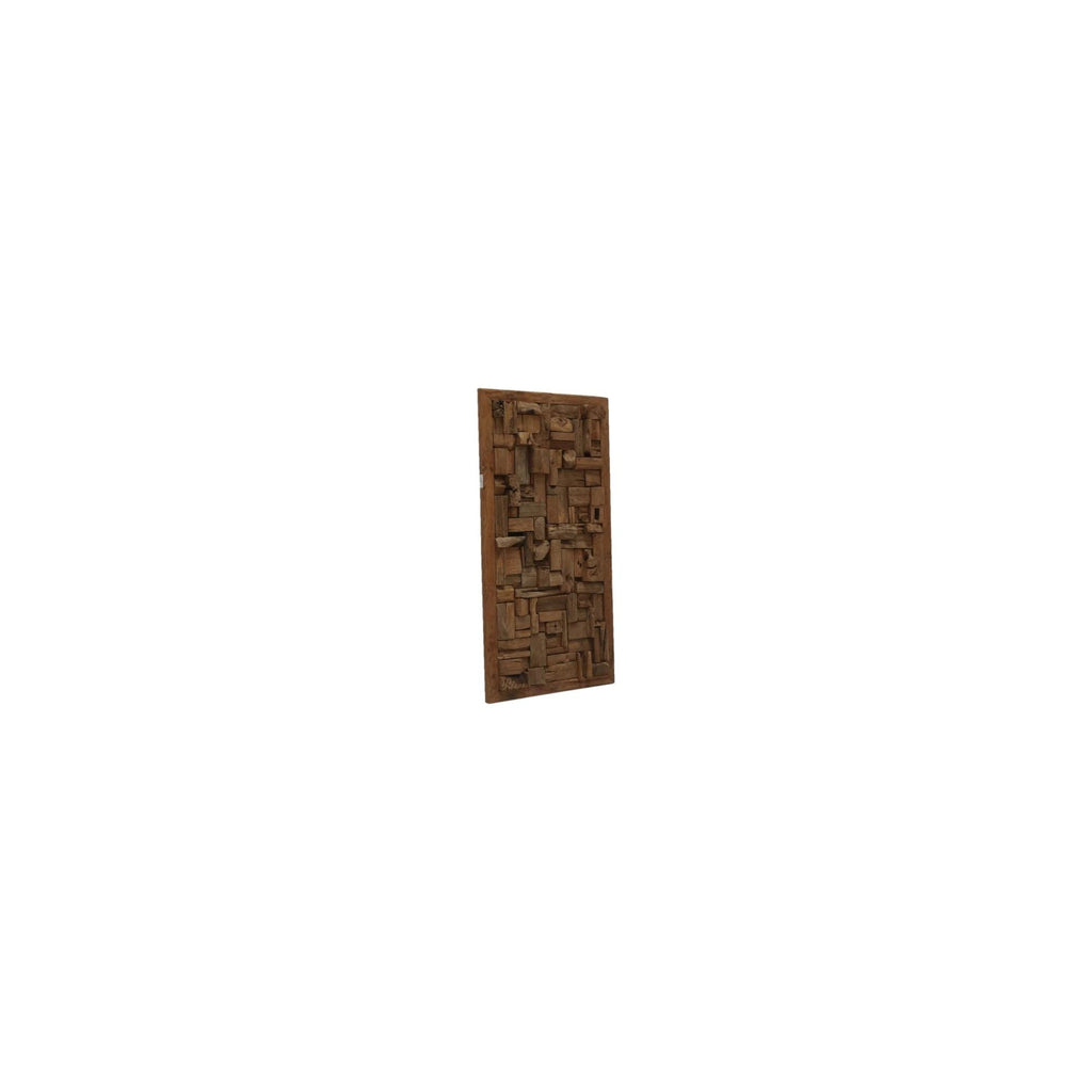 Teak Wandpaneel Mosaik - Das Holländische Möbelhaus
