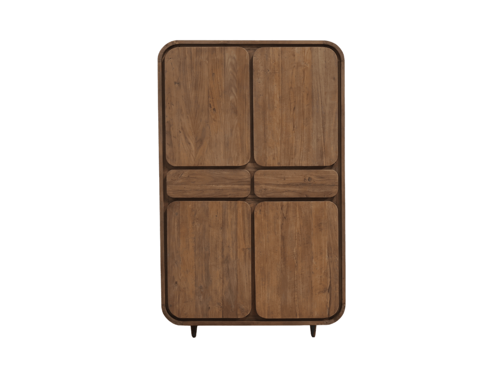 Teak Wäscheschrank Marlow 2 Schübe - Das Holländische Möbelhaus