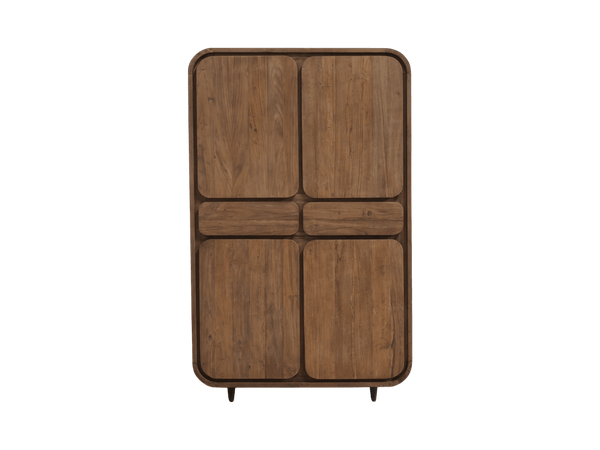 Teak Wäscheschrank Marlow 2 Schübe - Das Holländische Möbelhaus