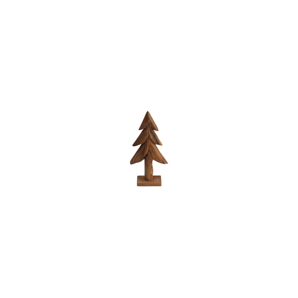 Teak Weihnachtsbaum Flach Bild 1
