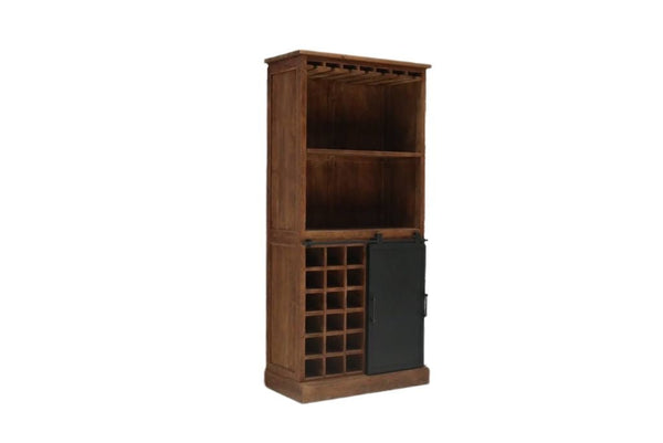 Teak Weinschrank Roda 100 cm - Das Holländische Möbelhaus