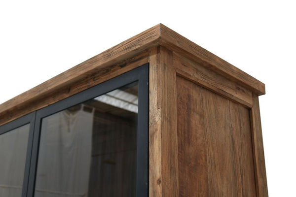 Teak Weinschrank Roda 120 cm - Das Holländische Möbelhaus