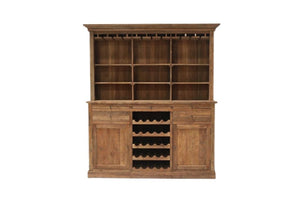 Teak Weinschrank Roda 180 cm