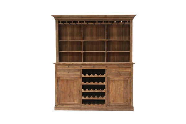 Teak Weinschrank Roda 180 cm - Das Holländische Möbelhaus