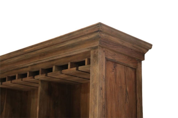 Teak Weinschrank Roda 180 cm - Das Holländische Möbelhaus