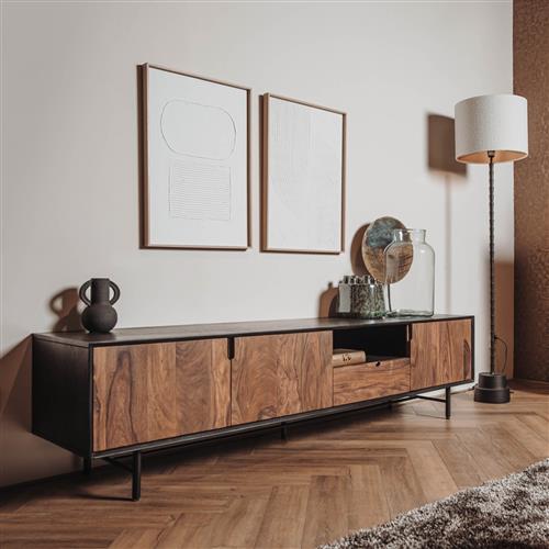 TV Sideboard Taviano 3 Schübe 1 Tür - Das Holländische Möbelhaus