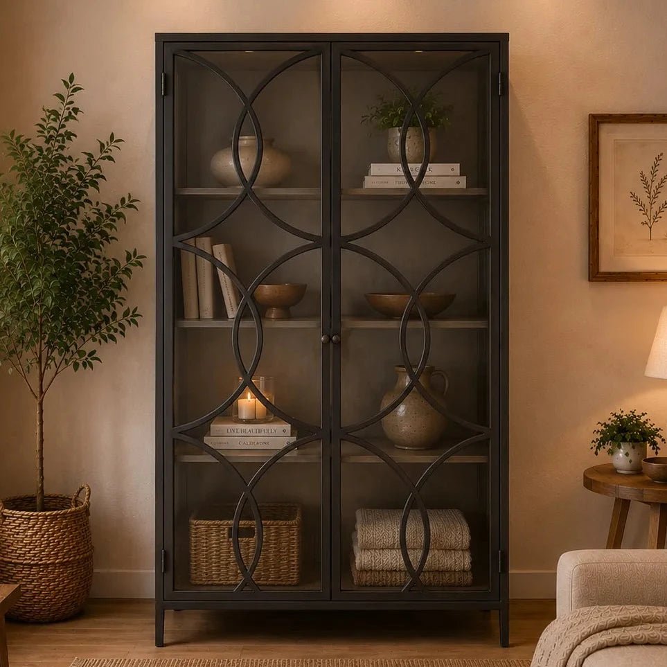 Vitrinenschrank Stelvio 96 cm - Das Holländische Möbelhaus