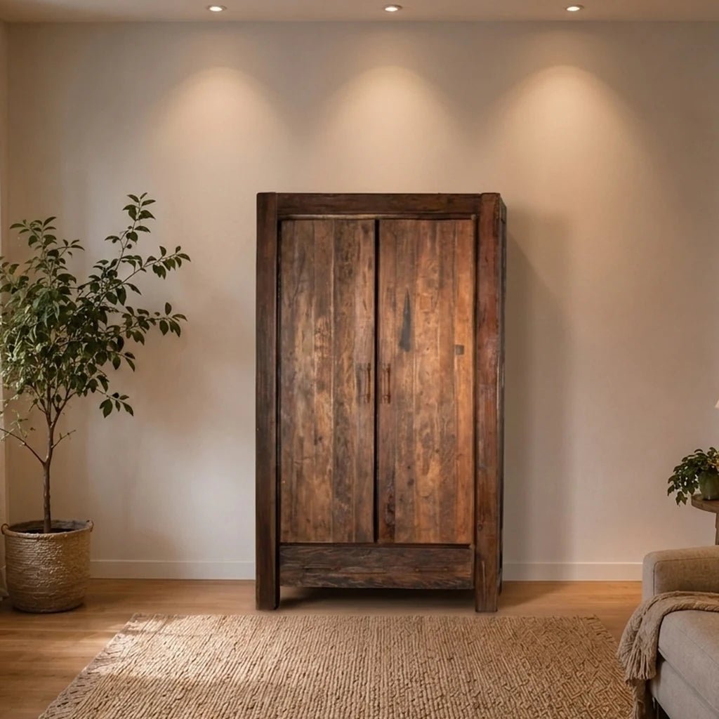 Wäscheschrank Mixed Wood - Das Holländische Möbelhaus
