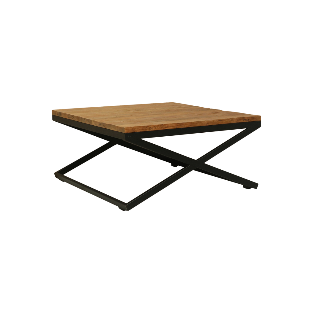 Teak Couchtisch Besi Cross